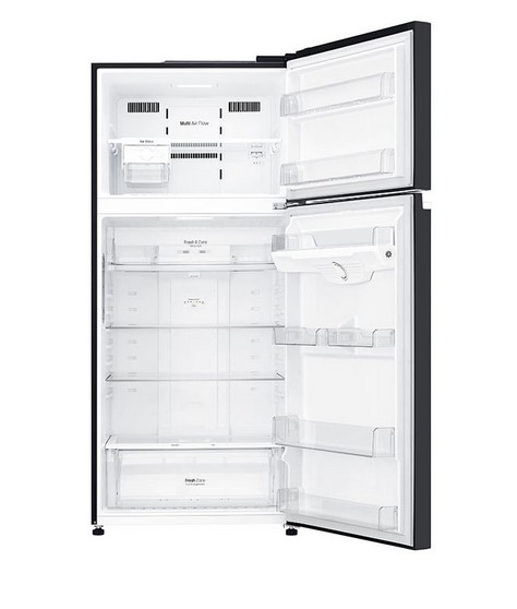 LG Digital Refrigerator, NoFrost, 18FT, Black