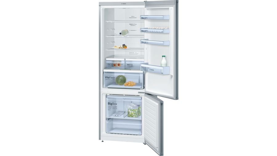 Bosch Combi Refrigerator, No Frost, 559L, Inox