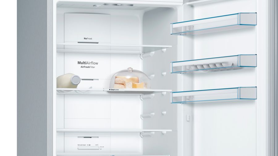 Bosch Combi Refrigerator, No Frost, 559L, Inox
