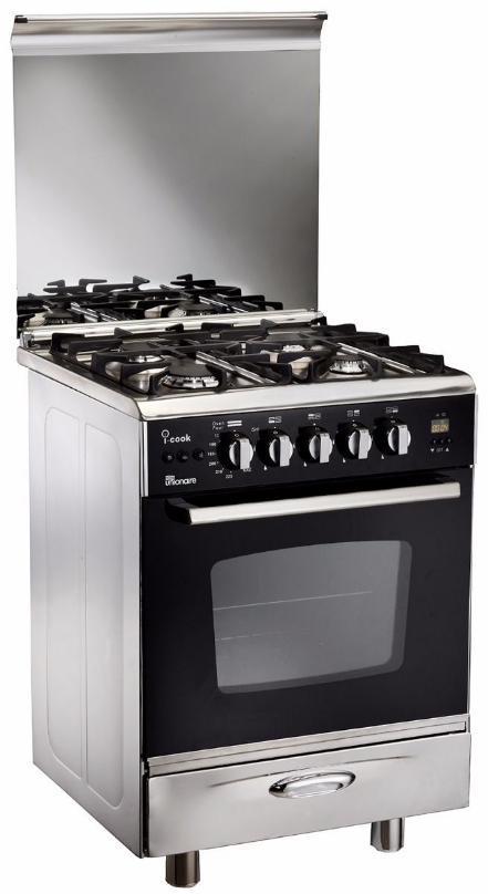Unionaire I cook cooker, Gas , 4 Burners, 60 * 60 CM, Stainless steel