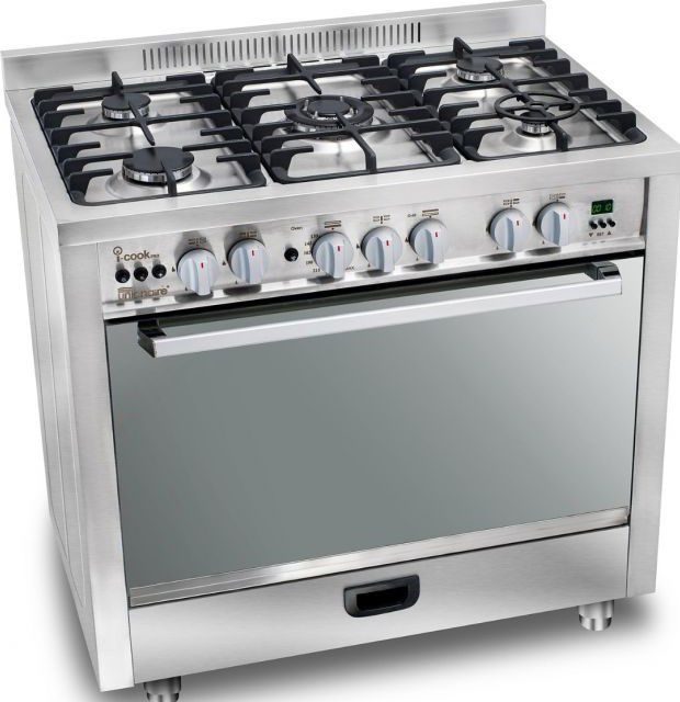 Unionaire i-Cook Pro Gas Cooker, 5 Burners, 60 * 90 CM, Without top cover, Stainless steel