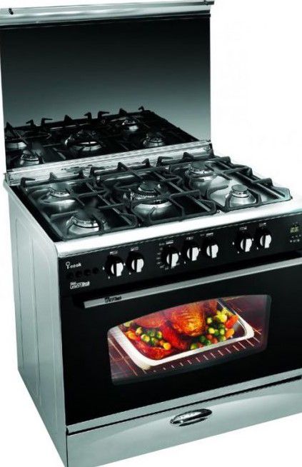 Unionaire i-Cook Smart Gas Cooker, 5 Burners, 60 * 80 CM, Stainless steel