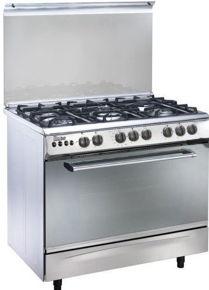 Unionaire i-Steel Gas Cooker 60*90 cm, 5 Burners, Stainless Steel