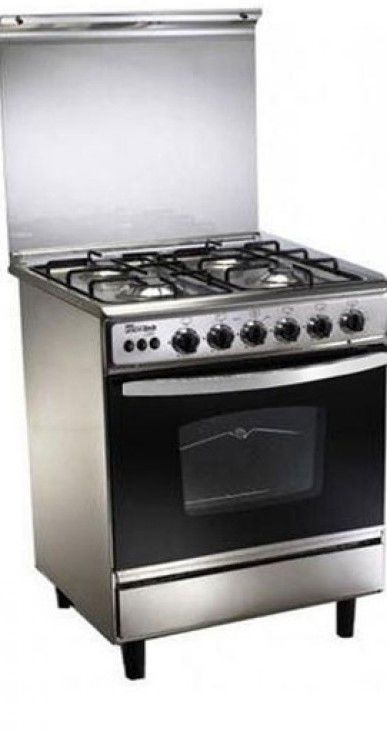 Unionaire Union tech freestand cooker ,Gas,  4 Burners, 60 * 60 CM, Stainless steel