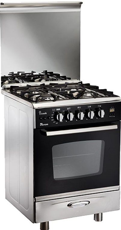 Unionaire ID Gas Cooker, 60×60 cm, 4 Burners, Stainless Steel