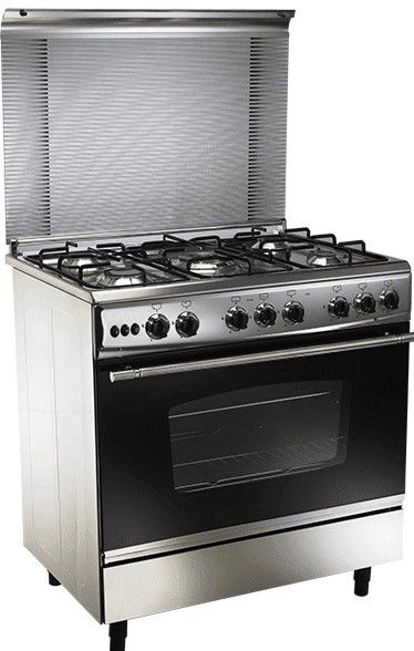Unionaire Uni Gas cooker, 5 Burners, 60 * 90 CM, Stainless steel