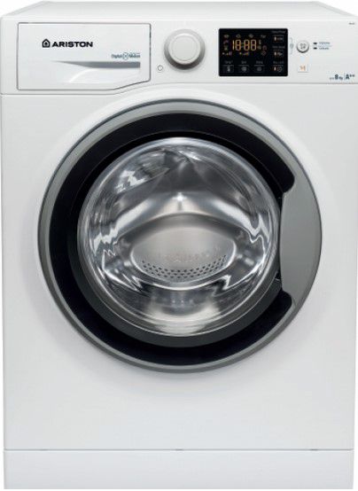 Ariston Front Loading Digital Washing Machine, 8 KG, White - 1200 RPM