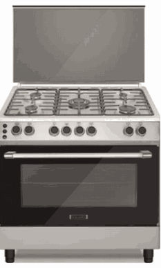 Ecomatic Gas Cooker, 90 cm, Stainless Steel