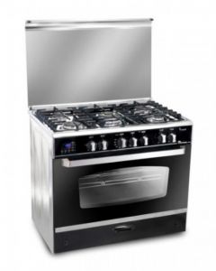  Unionaire i-Cook Smart Gas Cooker, 5 Burners, Stainless Steel, 90 cm 