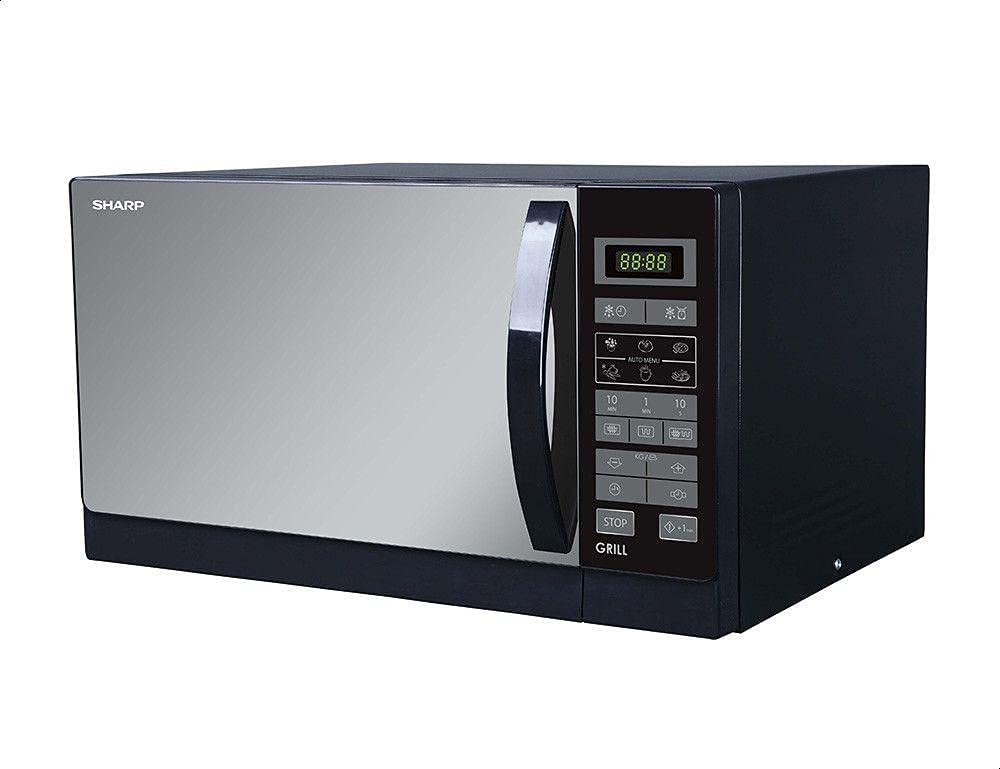 SHARP Microwave Grill 25 Liter, 900 Watt, 6 Menus, Black Product Shelf Life After Warranty 1 Year 