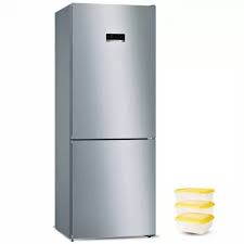 Bosch free-standing fridge-freezer with freezer at bottom 186 x 70 cm ,Product shelf life 10 years