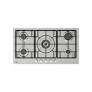 BEKO Gas Hob 90 cm- 5 Berners - Gas Safety- Cast Iron Pan support- stainless - Product Shelf Life 2 Years