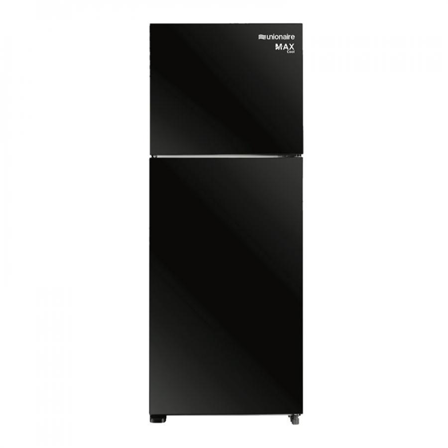 UNIONAIRE Max cool  Refrigerator,370 L, No Frost , Black Glass