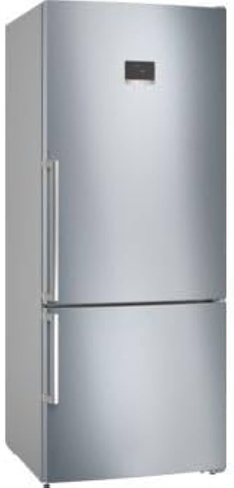 BOSCH free-standing Refrigerator with freezer at bottom,Stainless steel 