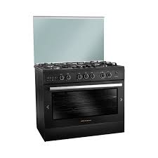 DISPLAY Premium Gas cooker, (90*60), 5 burners, black