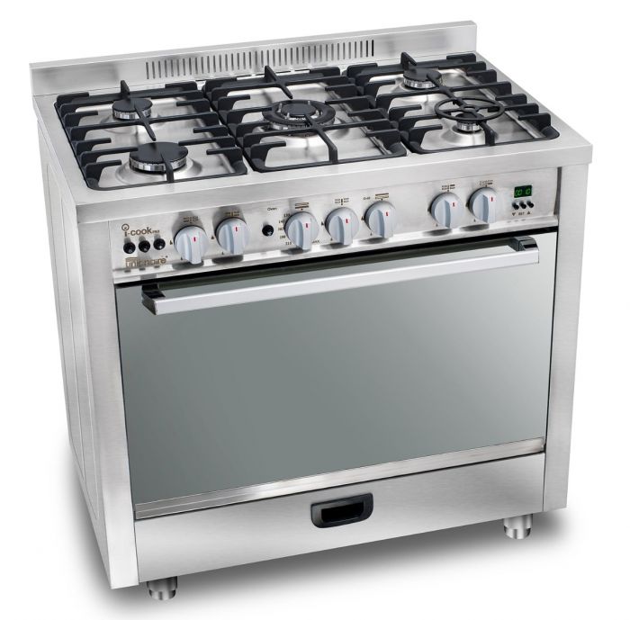 Unionaire i-Cook Pro Gas Cooker, 5 Burners, 60 * 90 CM, Without top cover, Stainless steel
