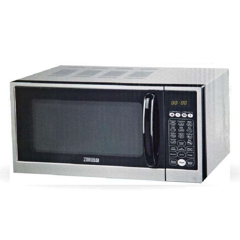 Zanussi Microwave, With Grill, 34 L, 900 Watt- Stainless Steel