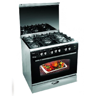 Unionaire i-Cook Smart Gas Cooker, 5 Burners, 60 * 80 CM, Stainless steel