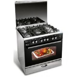 Unionaire i-Cook Gas Cooker , 5 Burners, 60 * 90 CM, stainless steel
