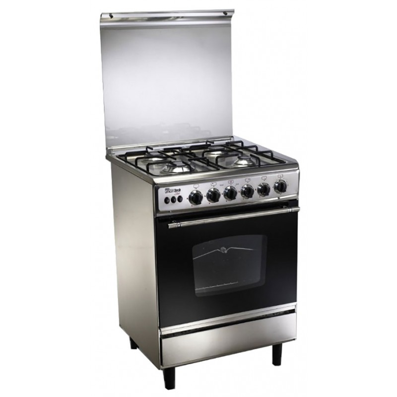 Unionaire Union tech stello freestand cooker,Gas, 4 Burners, 60 * 60 CM, Stainless steel