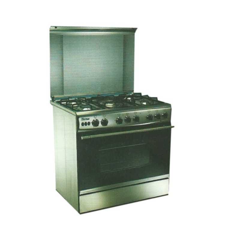 Unionaire freestand cooker, 5 Burners, 60 * 90 CM, Black