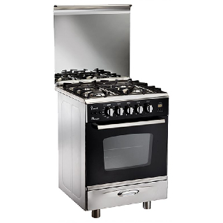 Unionaire ID Gas Cooker, 60×60 cm, 4 Burners, Stainless Steel