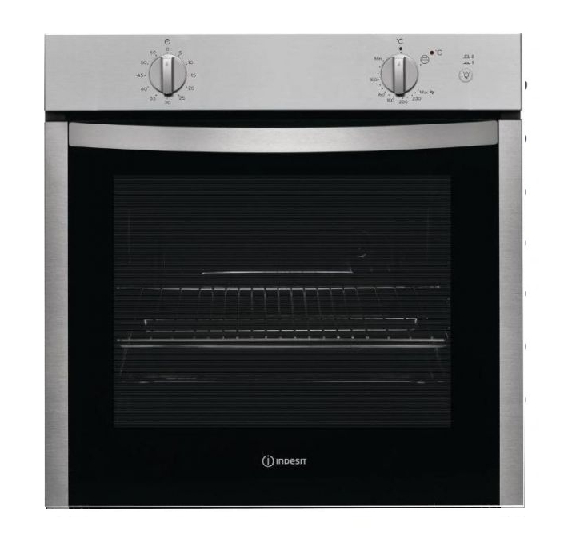 Indesit Built-In Gas Oven, 60 CM, Stainless steel