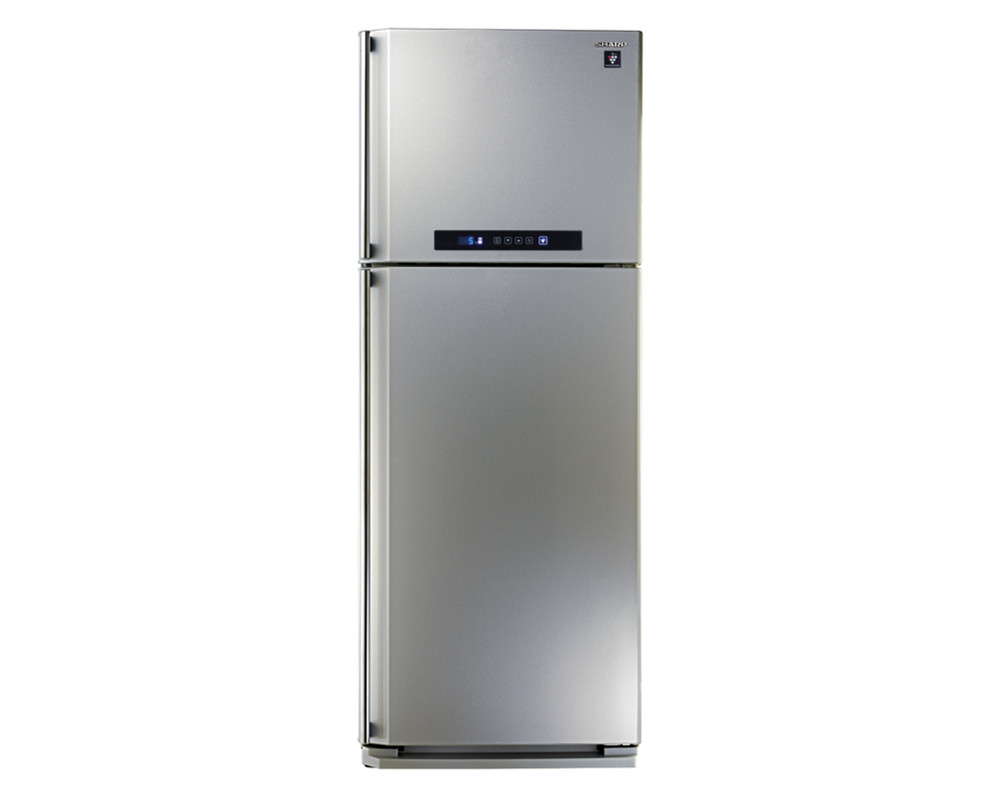 Sharp Refrigerator 18 FT, 450 L, Digital No Frost , 2 Doors, With Plasma Cluster, Stainless Steel Product Shelf Life After Warranty 2 Years 