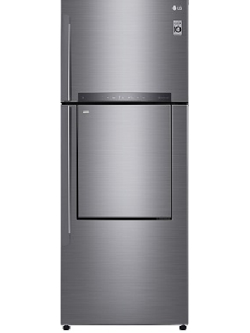 LG Digital Refrigerator, NoFrost, 22 FT, Silver  Product Shelf Life 6 Years 