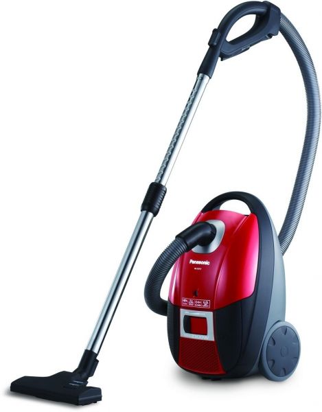 Panasonic Vacuum Cleaner, 1700 Watt, Red, dust bag
