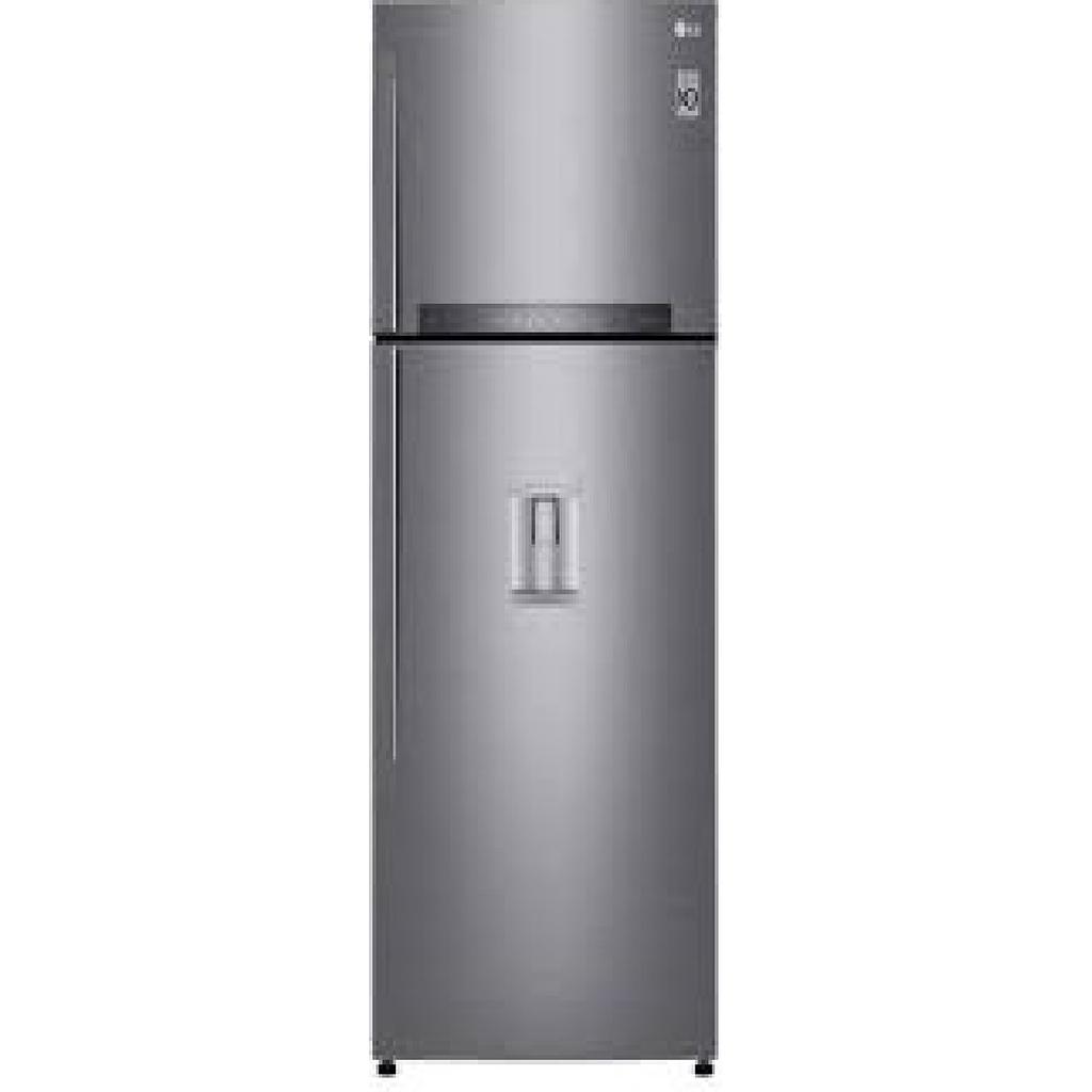 LG Digital Refrigerator with Water Dispenser, NoFrost, 24 FT, Silver  Product Shelf Life 6 Years 