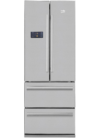 Beko Refrigerator, 2 Doors &amp; 2 Drawers, 23 FT, NoFrost, Digital, Inox - Product Shelf Life 2 Years