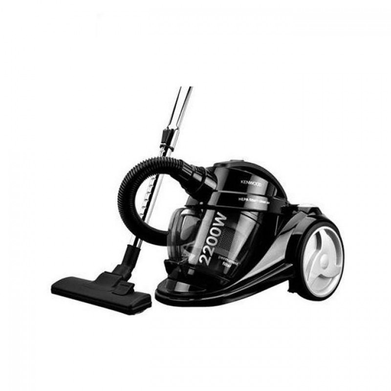 Kenwood Vacuum Cleaner, 2200 Watt, Bagless, Black
