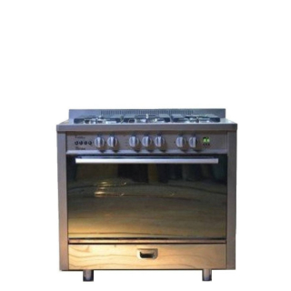Unionaire platinium freestand cooker, Gas, 5 Burners, 60 * 90 CM, Stainless steel