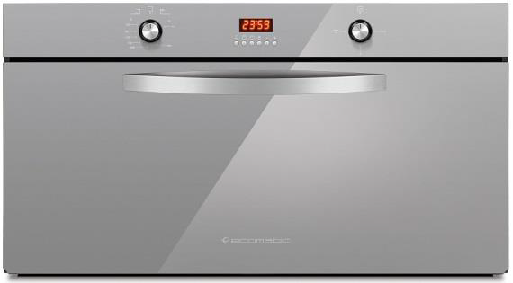 Ecomatic Built-in Gas Oven, 90 cm, Digital, Crystal