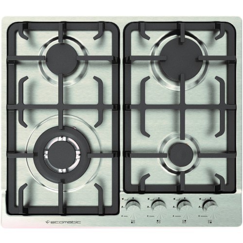 Ecomatic Gas Built-In Hob, 60 cm, Stainless Steel
