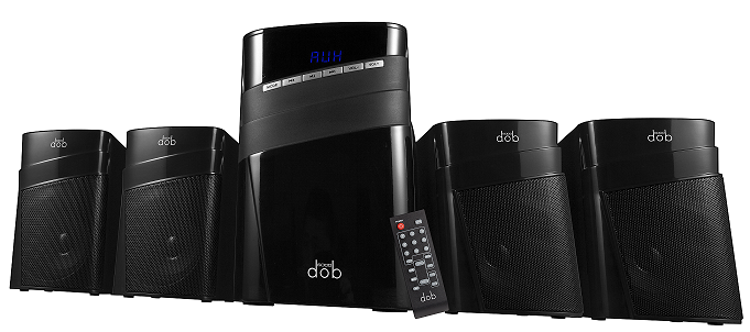 dob Sub-woofer, 5&quot;, RMS 57W, Bluetooth, AUX ,USB ,SD, LED Display, Remote Control
