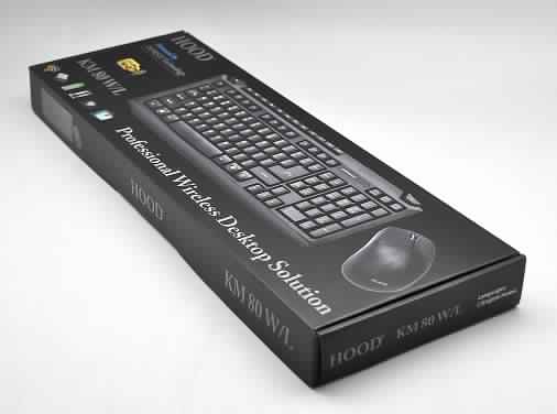 HOOD Combo Wireless (Keyboard and Mouse), 1200 DPI, Mini USB, 3D, M/M 14 Hot Keys 