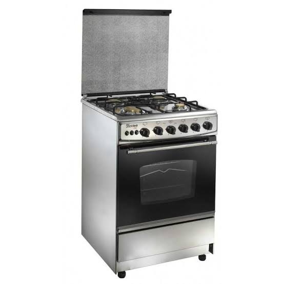Unionire Gas Cooker , 4 Burners, 55 * 55 CM, Stainless Steel
