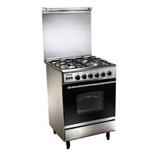 Unionire Stello Gas Cooker , 4 Burners, 60 * 60 CM, Stainless Steel