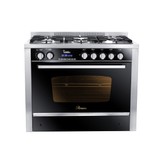 Premium i-Cook Pro Plus Gas Cooker, 5 Burners, 60×90 cm, Grill