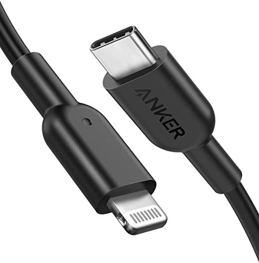 Anker USB-C Cable TO Lightning connector 6ft B2B, Black