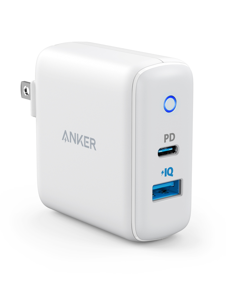 Anker Home charger plug charger II PD with 1PD and 1 PIQ2.0 B2B - EG/TR/ID/CL, White