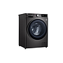 LG Front Loading Washing Machine 9KG with Dryer , Black 