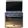 Unionaire i-Cook Pro Gas Cooker , 5 Burners, 60 * 90 CM, With top cover, Stainless steel