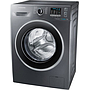 Samsung Front Loading Washing Machine, 7 KG, RPM 1400, Dark Silver