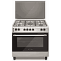Ecomatic Gas Cooker, 90 cm, Stainless Steel