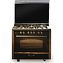 Unionaire i-Cook Pro Gas Cooker, 5 Burners, 60 * 90 CM, With top cover, Glass × Stainless Steel