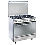 Unionaire ID Gas cooker, 5 Burners, 60  * 90 CM, Stainless steel