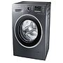 Samsung Front Loading Washing Machine, 7 KG, RPM 1400, Dark Silver